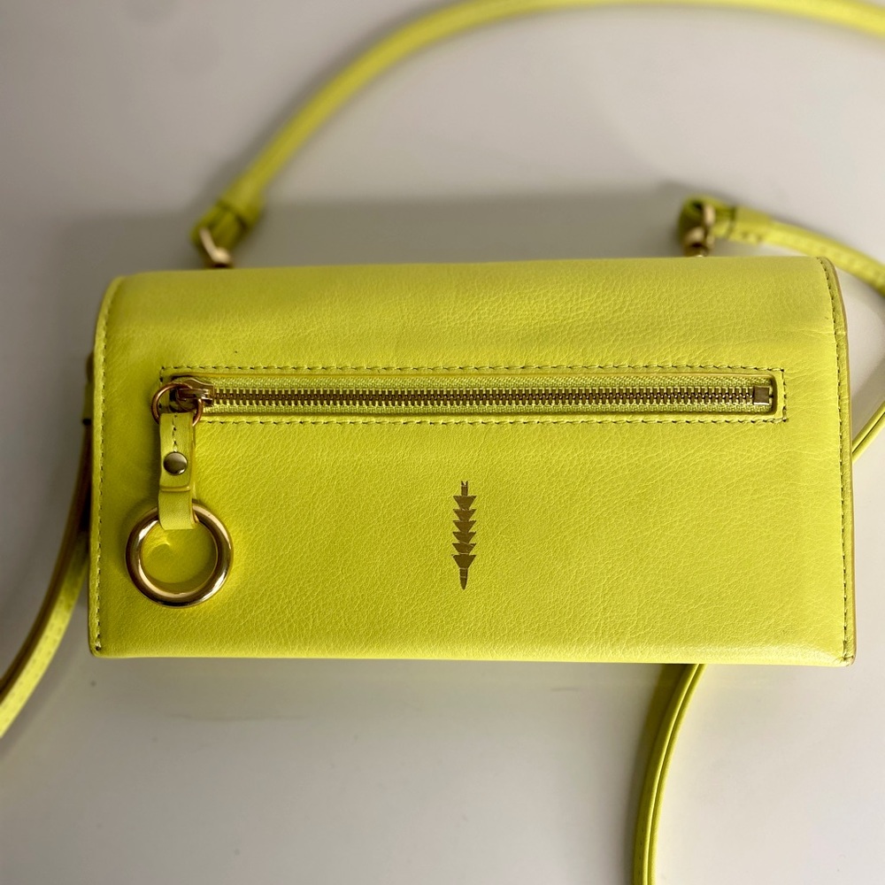 Leather Crossbody Wallet Bag
